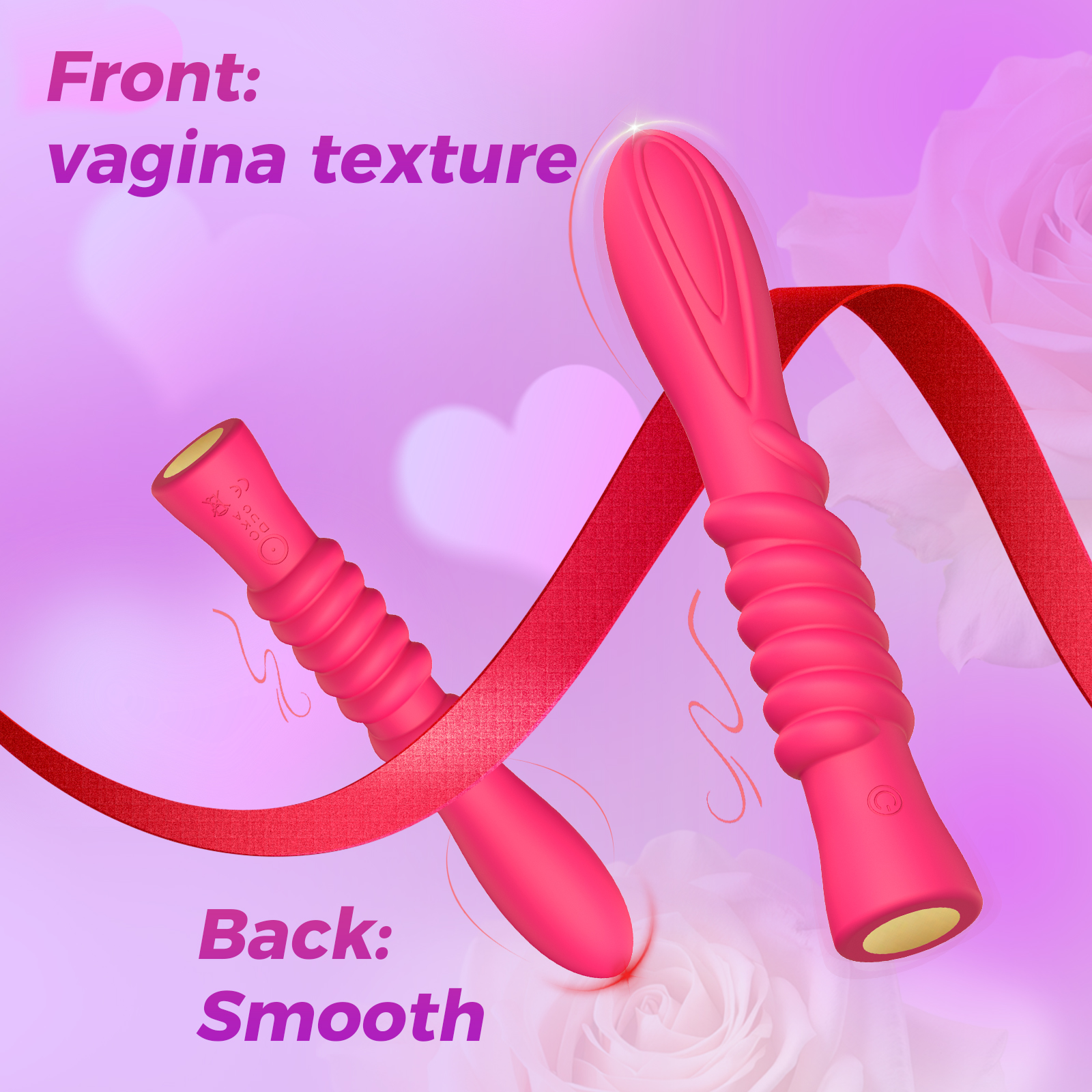 Women's App Controlled Vibrator Sex Toy in Sri Lanka with 9 vibration modes, rechargeable DC charging, 180mm length, 33mm diameter and lightweight 95g design.