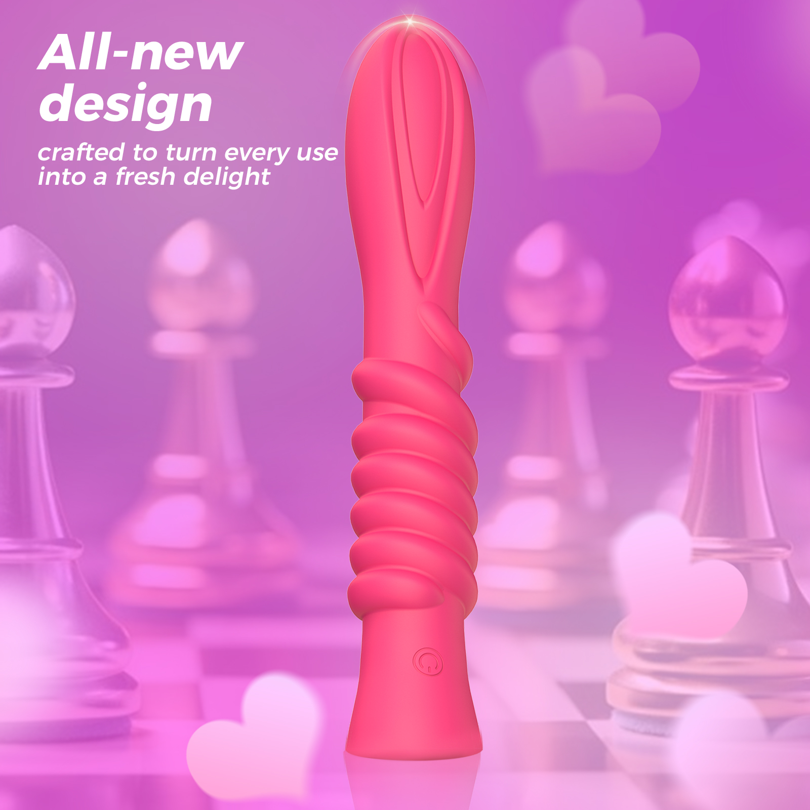 Women's App Controlled Vibrator Sex Toy in Sri Lanka with 9 vibration modes, rechargeable DC charging, 180mm length, 33mm diameter and lightweight 95g design.