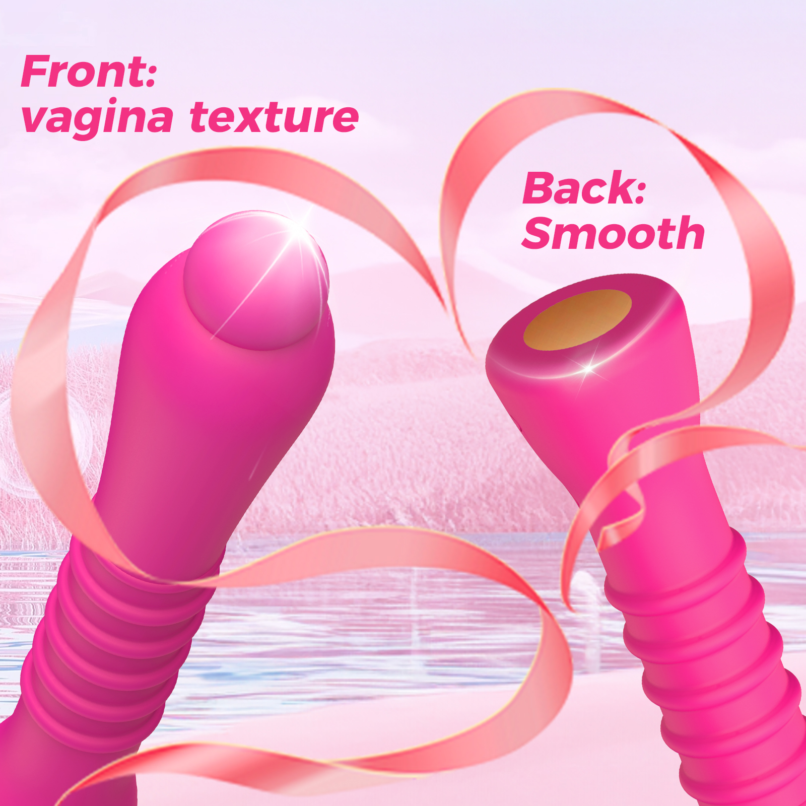 Women's App Controlled Vibrator Sex Toy in Sri Lanka with 9 vibration modes, rechargeable DC charging, 180mm length, 33mm diameter and lightweight 95g design.